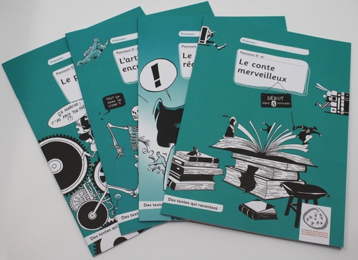 [11389] Français 5/6e, lot de 4 cahiers d'activité série verte (CATARO 011450)