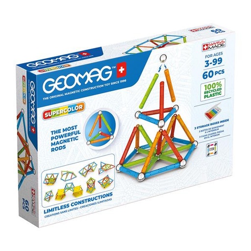 [90.110] Geomag « Supercolor » GREEN line 60 Teile