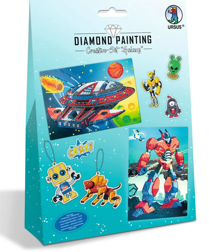 [74.181] Painting Sticker "Galaxy"-pierres de diamant assorties en couleurs différentes