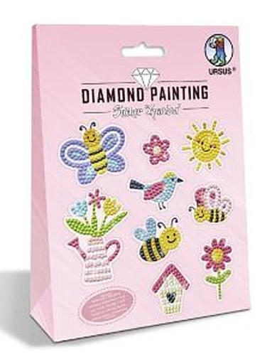 [74.167] Diamond Painting Sticker "Garden" pierres de diamant assorties en couleurs différentes