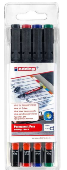 [62.239.4] OHP-Marker edding 140S Satz 4 Farben