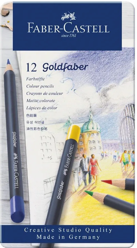 [91.498] Farbstifte Aquarell Faber-Castell, Sortiment 12 Farben