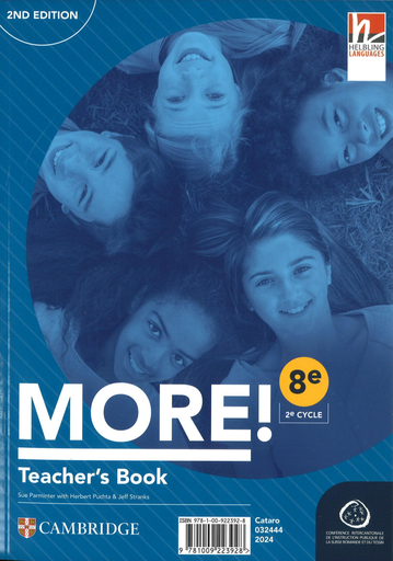 [14641] ​More! 8e Teacher's Book (CATARO 032444) 2 ème Edition