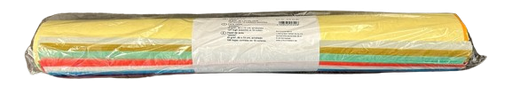 [94.152.99] Papier de soie 20 g/m2 50 x 70 cm,  rouleau de 125 fles, 12 couleurs assortis pastel