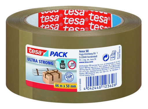 [89.108.60] Bande d'emballage tesa® Ultra strong brun 66 m : 50 mm