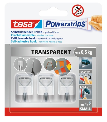 [68.488] Powerstrips® tesa 3 abnehmbare Haken