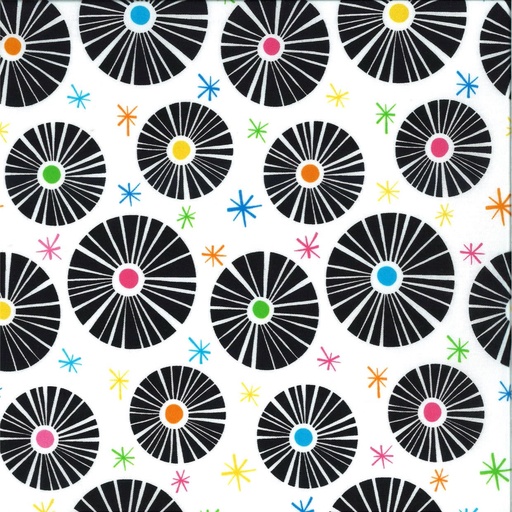 Coton imprimé largeur 115 cm   