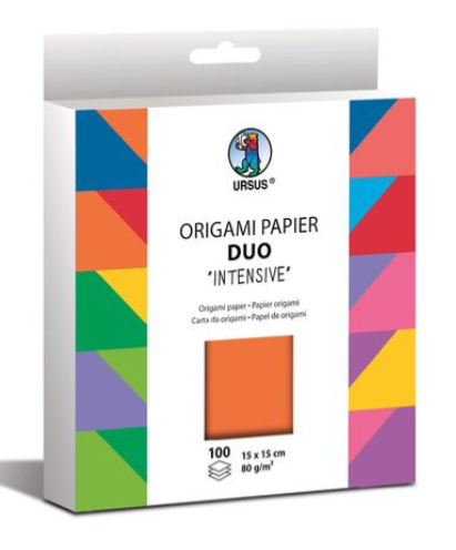 [94.229] Faltblätter Kraftpapier «Duo intensive» 80 g/m2 15x15cm 100 Blatt