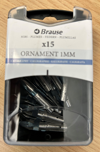 Bec pour calligraphie (15 pces)