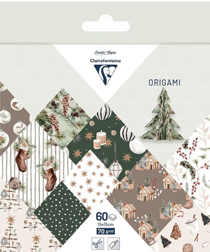 [94.734.1] Papier à plier 15x15 cm, 70 g/m2, 60 fles