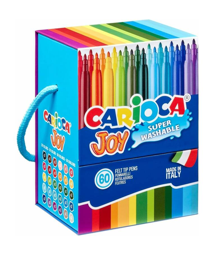 [91.910] Filzstifte Carioca Joy, Sortiment 60 Farben