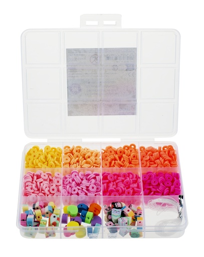 [89.231.243] Perles en plastique Heishi Girl