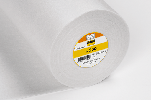 [71.134.5300] Vlieseline-S 530 largeur 90 cm blanc 