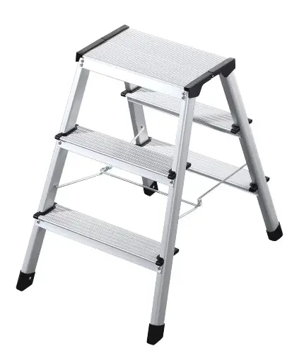 [DS277337]  Marchepied pliant en aluminium, hauteur d’estrade 600 mm