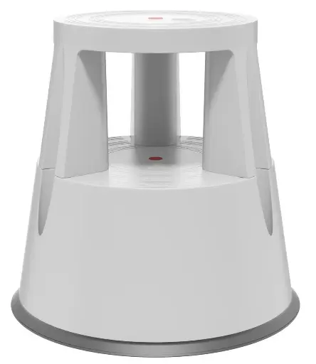 [DSA274011] Marchepied sur roulettes plastique, gris clair